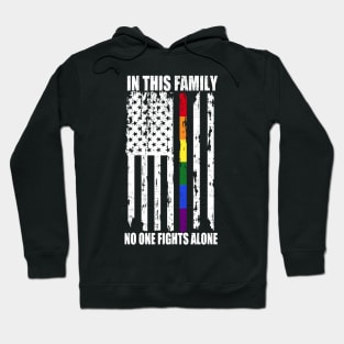 In This Family No One Fightss Alone Costume Gift Hoodie